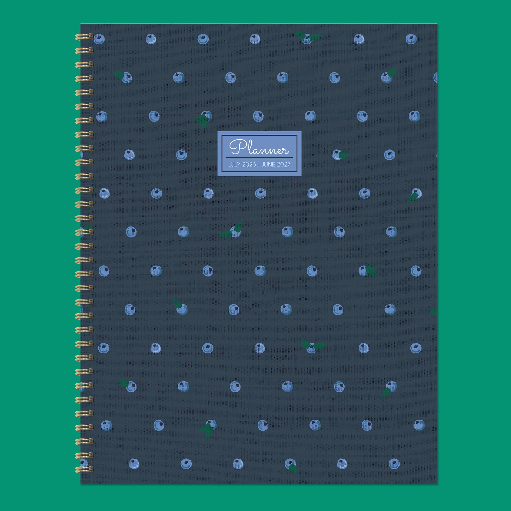 TF Publishing Large Very Blue Berry Weekly Monthly Planner